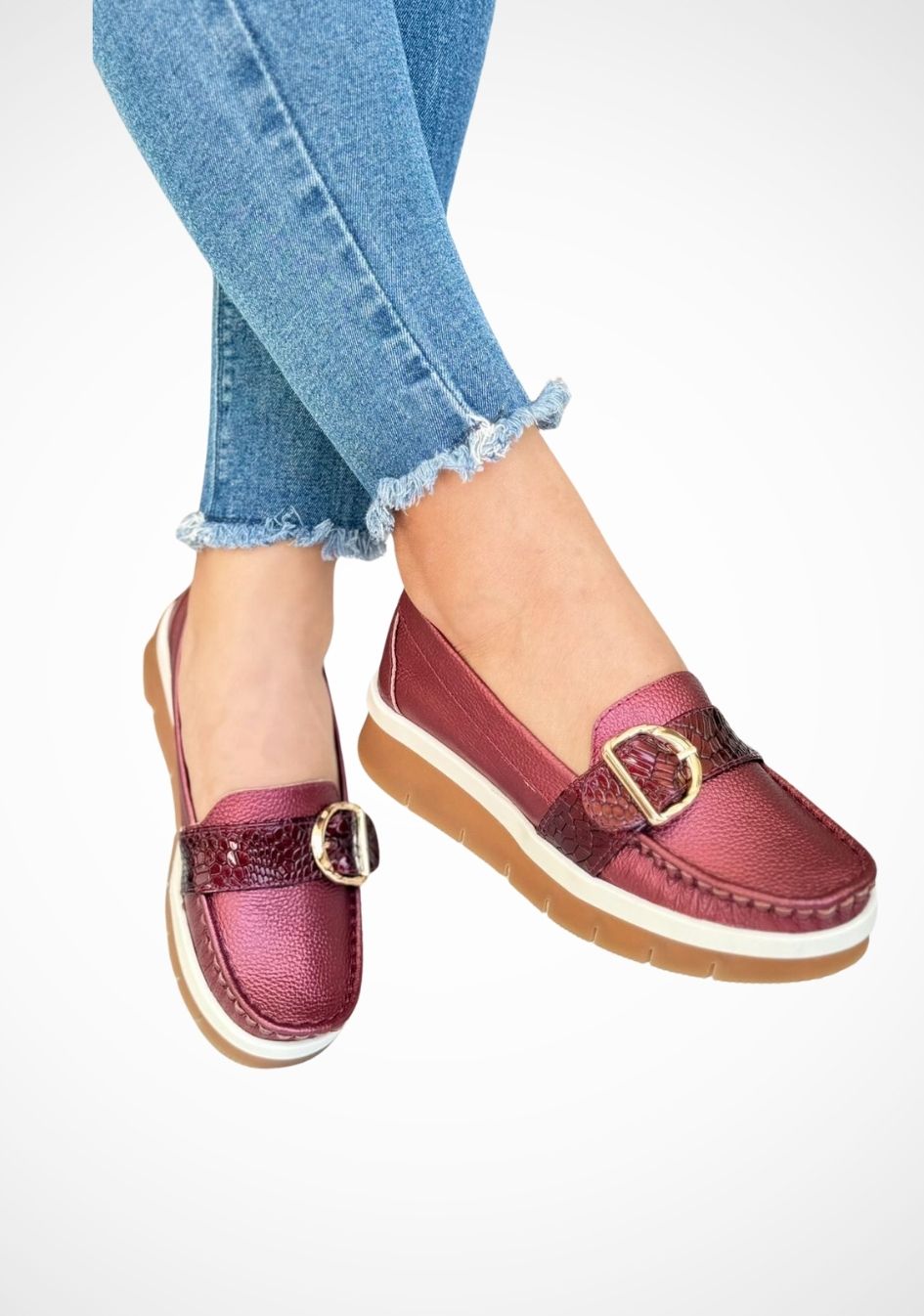 Mocasín Cuero