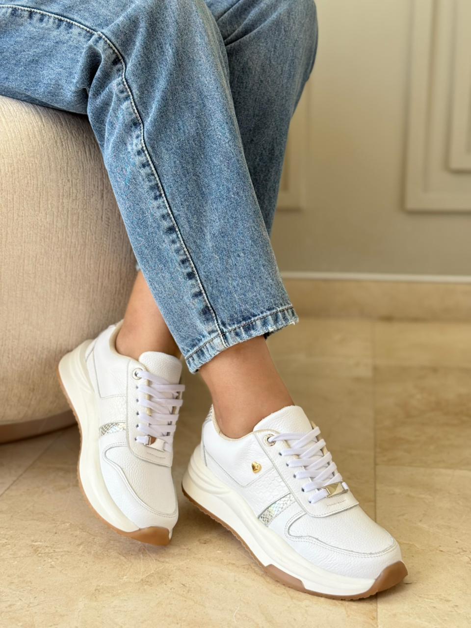 Tenis en cuero para dama Zoe